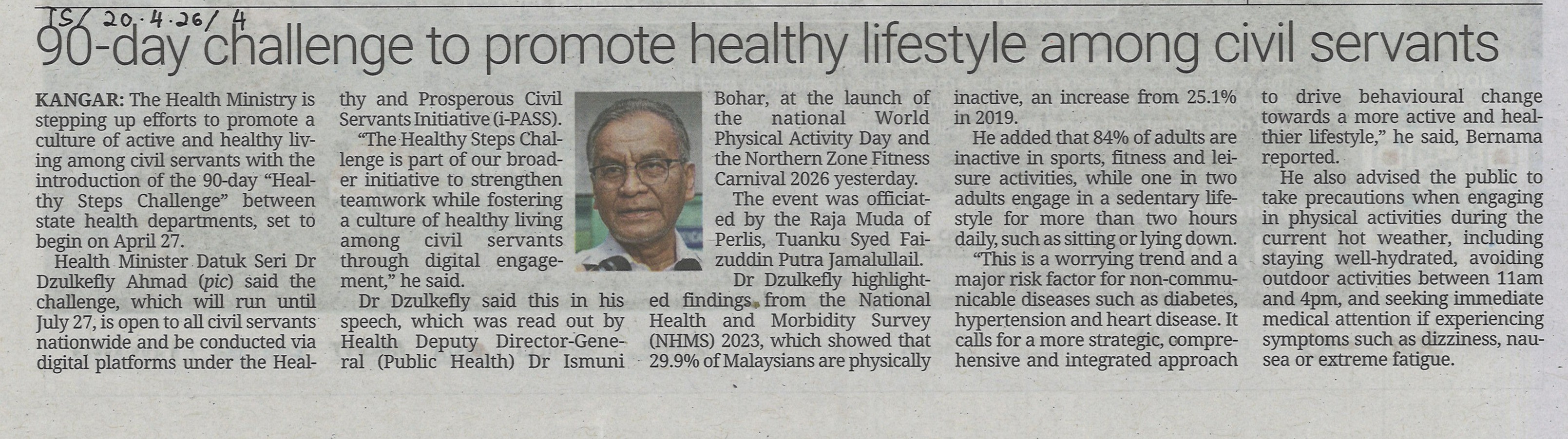 90-day challange to promote healthy lifestyle among&hellip;