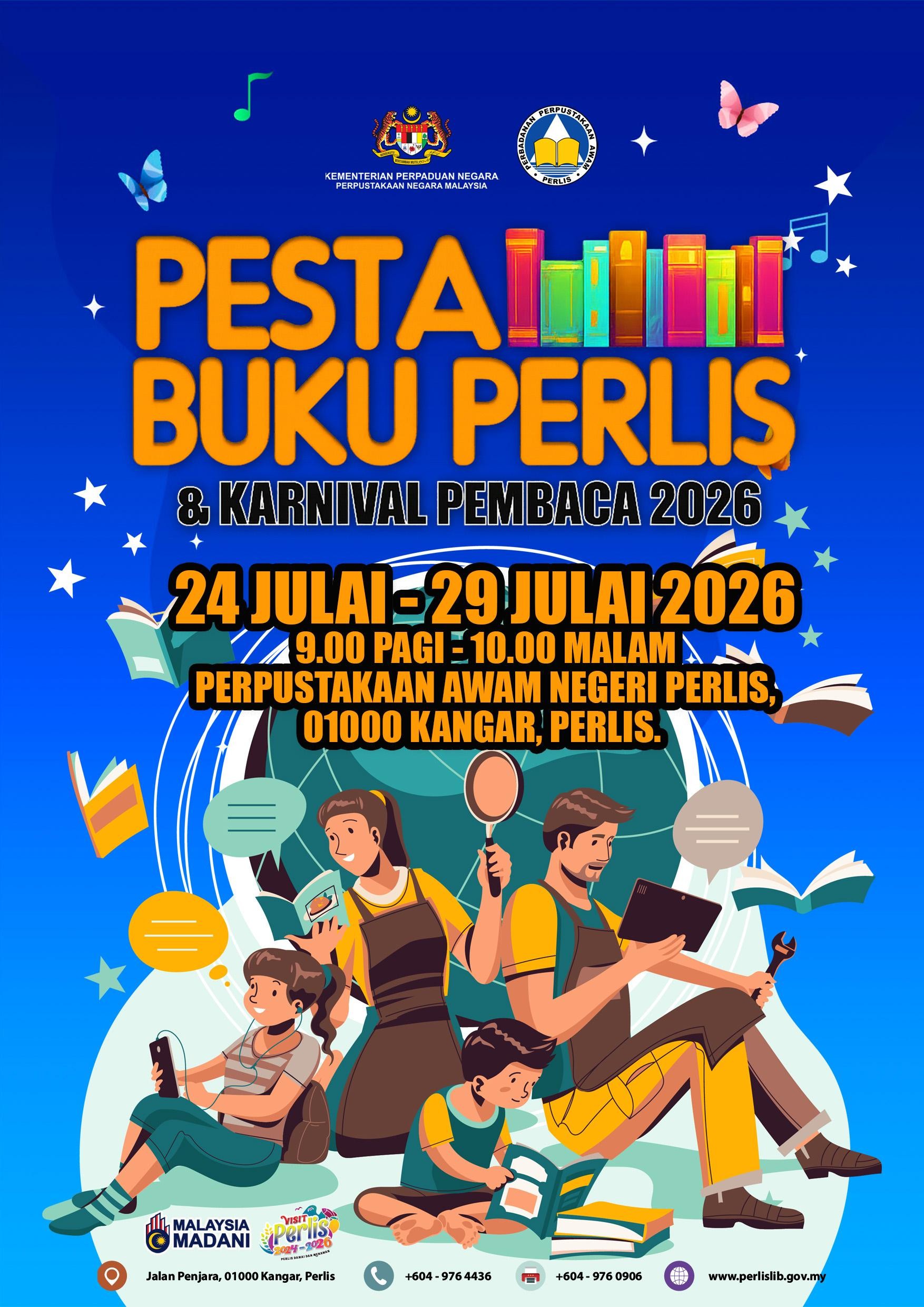 Pesta Buku Perlis dan Karnival Pembaca 2026